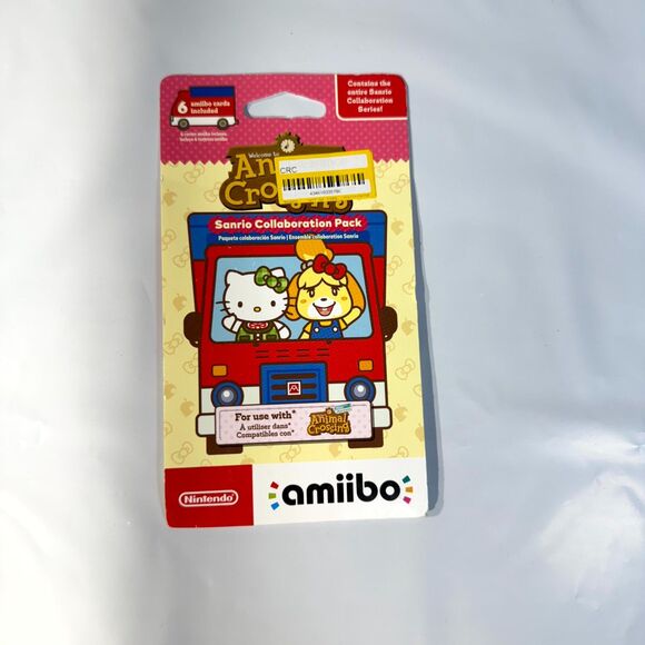 NEW Authentic SANRIO Animal Crossing Amiibo 6 Card Pack Collaboration Target - Picture 1 of 4